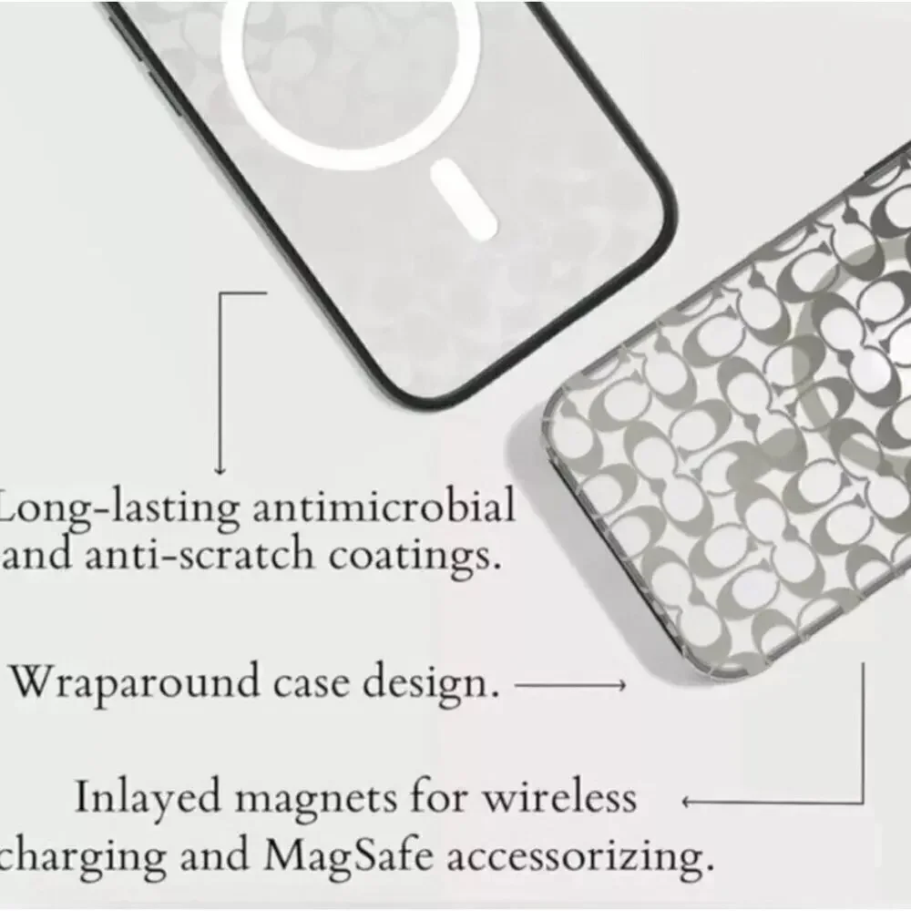 Coach iPhone Signature ProtectiveCase with MagSafe! iPhone16 retail:$78